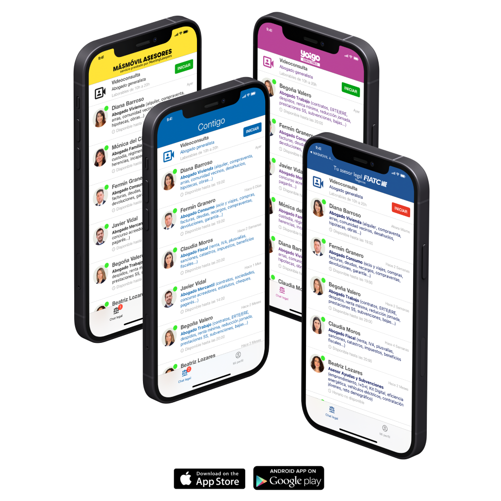 Consigue apps nativas de servicios legales