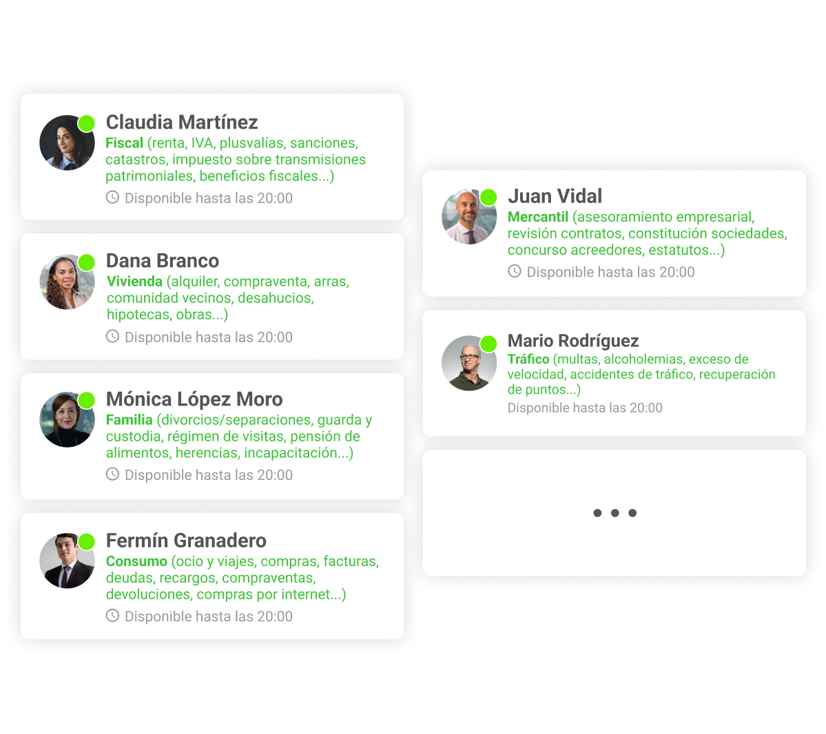 El mejor equipo de profesionales